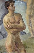 Jean-Baptiste Paulin Guerin Bathing Men oil painting